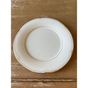 8.25" Golden Cove by Noritake Salad Plates Dishes Fine China Japan #7719 MINT